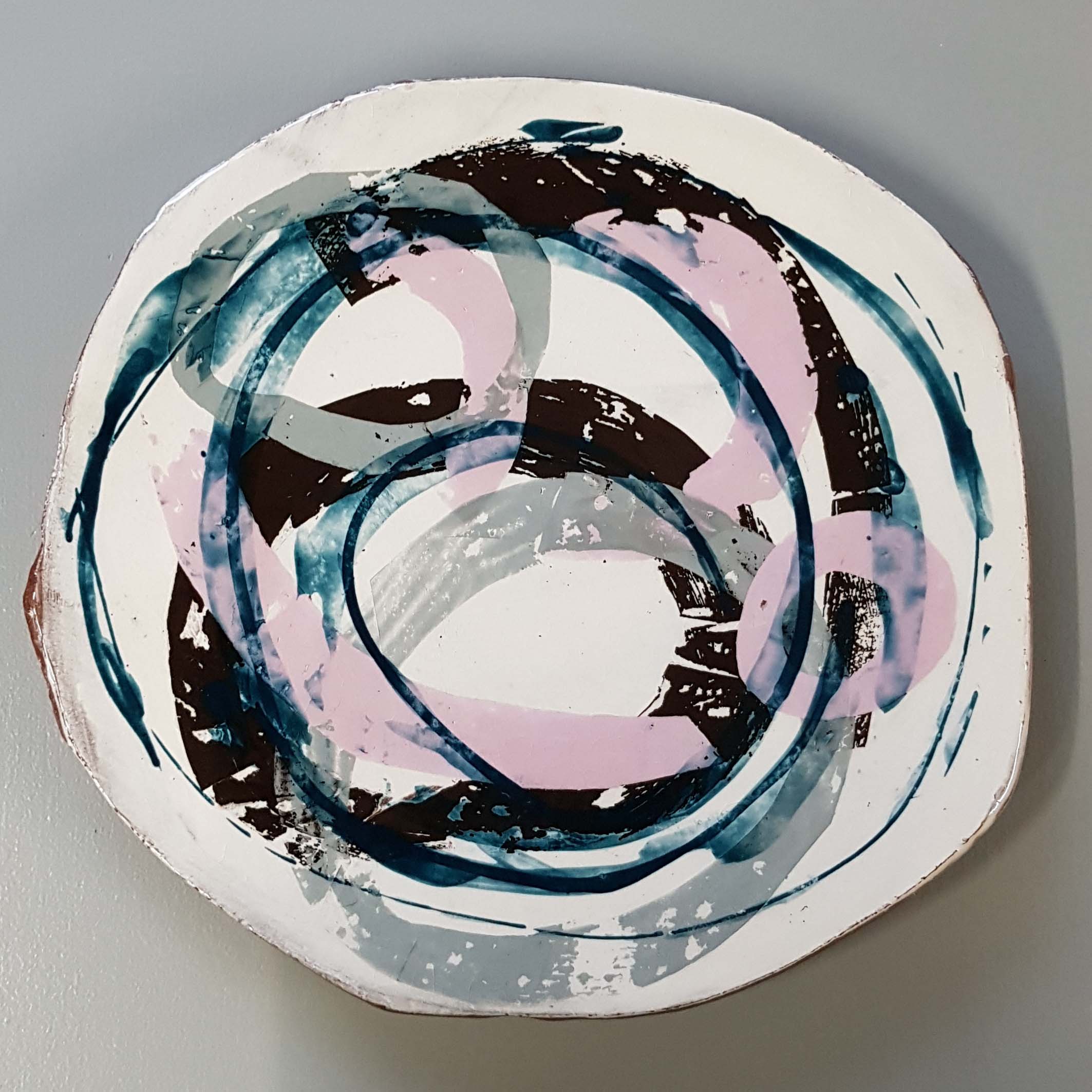 Allison Wiffen platter at North Yorkshire Open Studios 2019